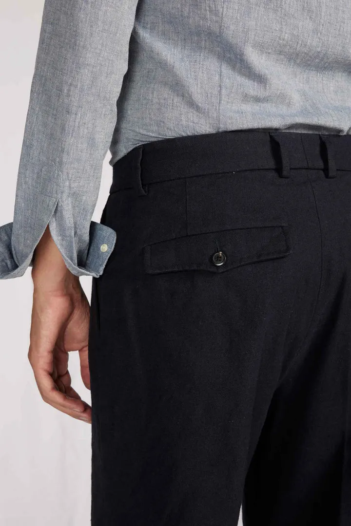 Alvise Trousers (Hemp Navy)