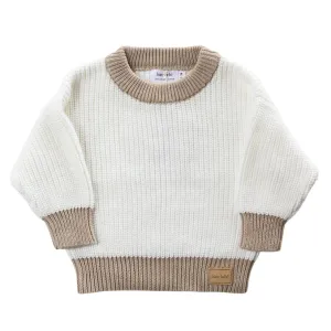 Bare Bebé - Chunky Knit Jumper | Daisy White