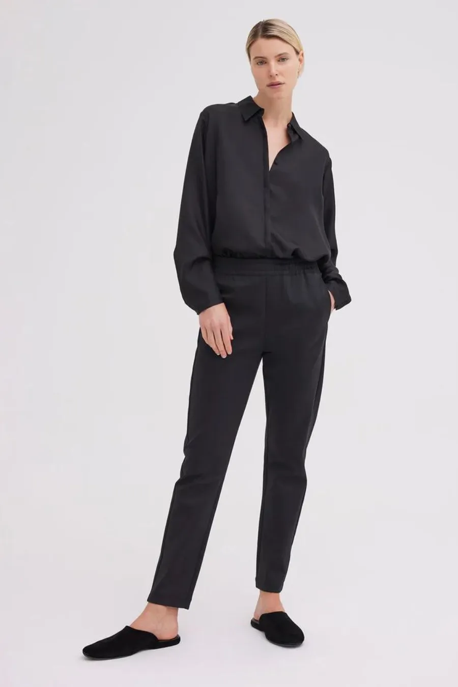 Cub Cotton Pant Black