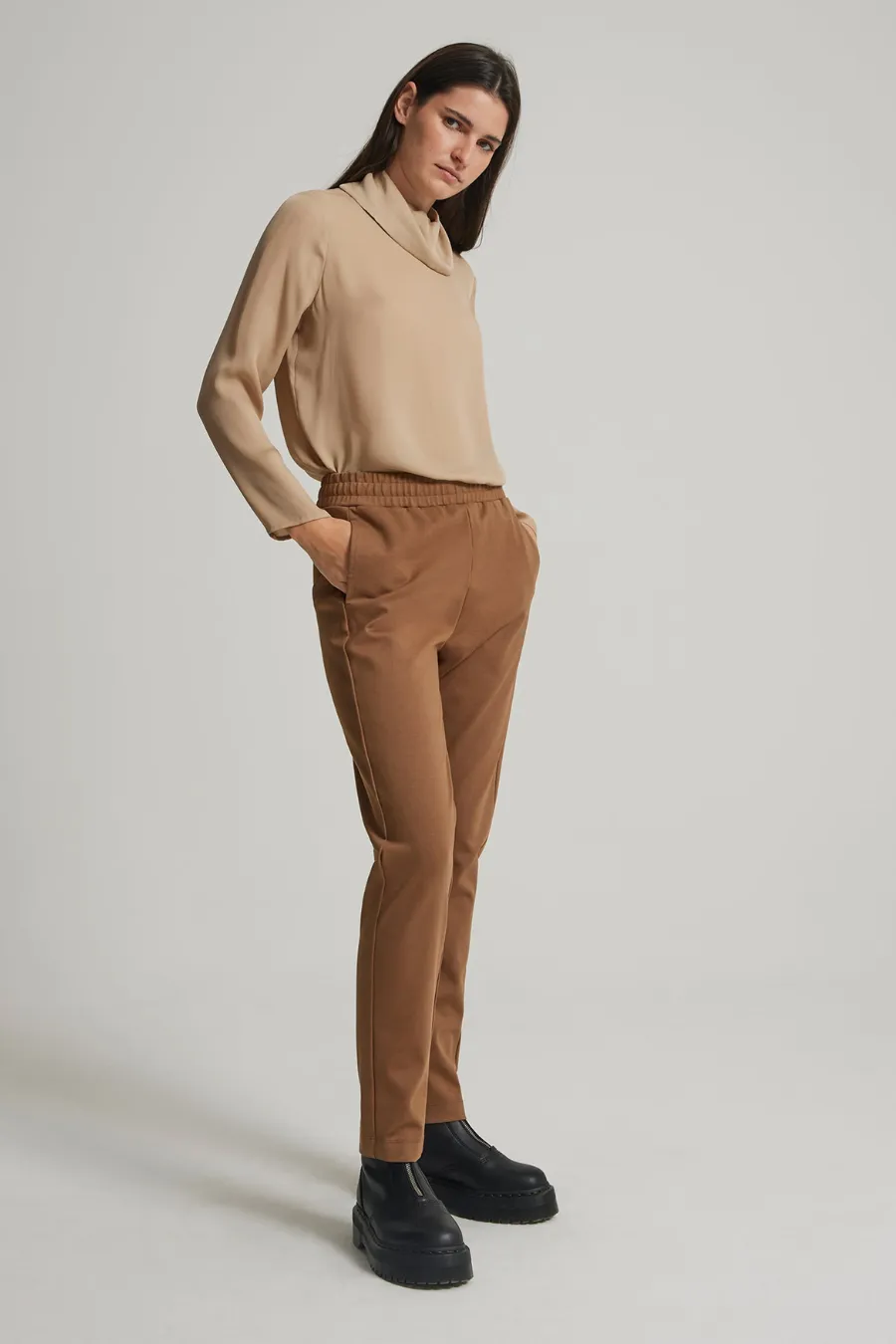 Cub Cotton Pant leatherette