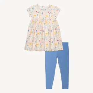 Doodle Pop Modal Magnetic Dress   Legging Set