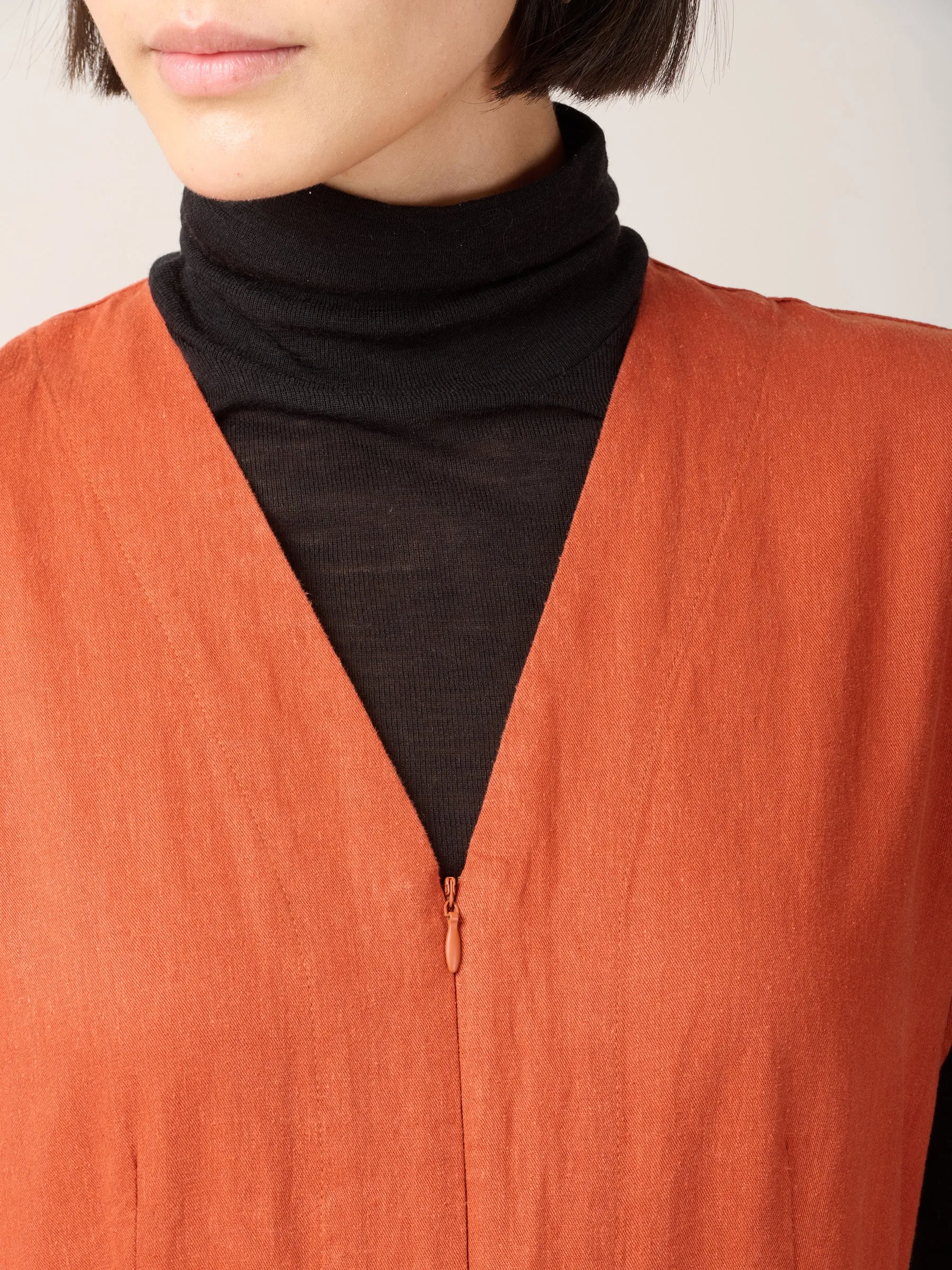 Hemp Tencel Twill Okino Jumpsuit