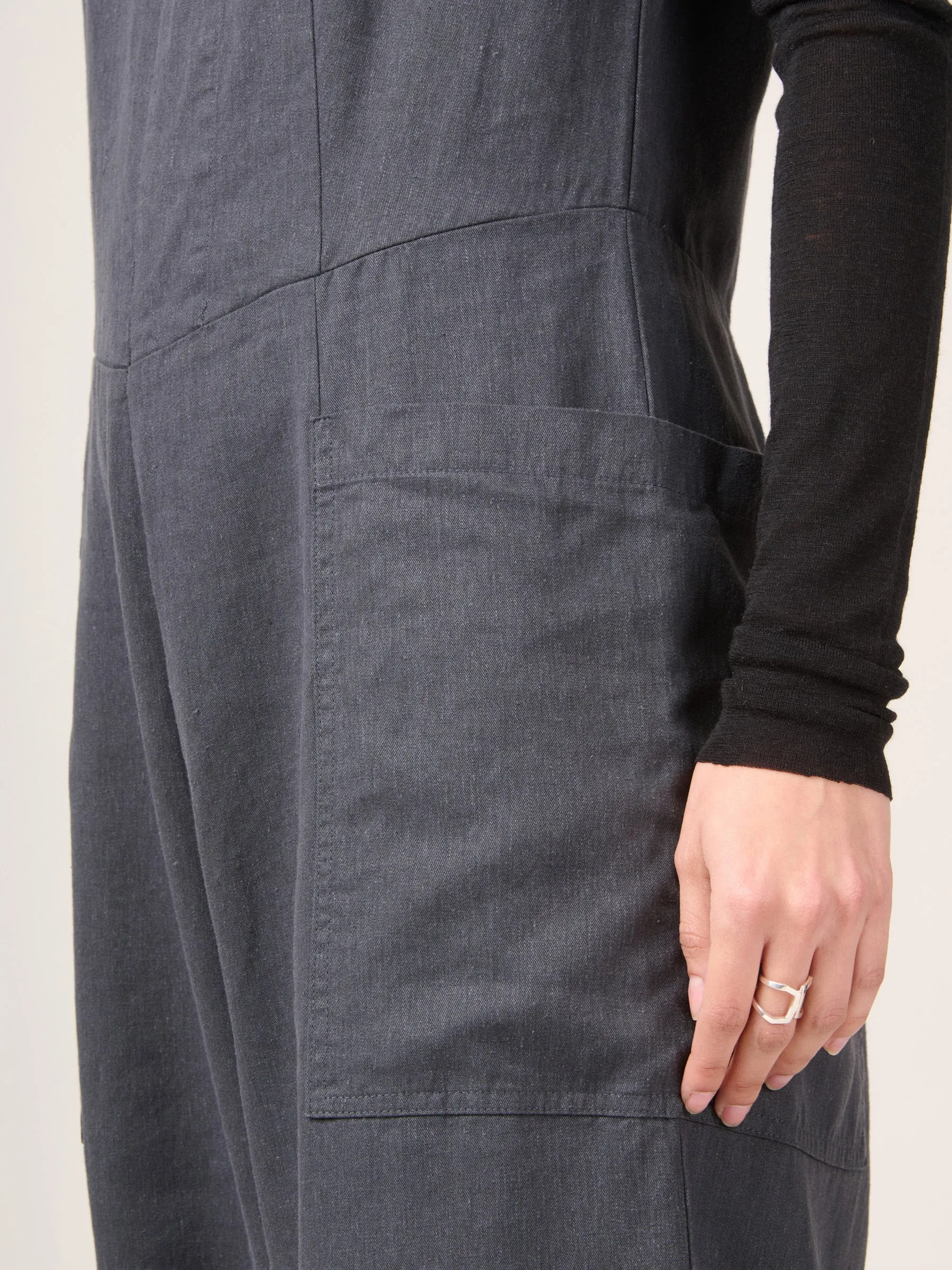 Hemp Tencel Twill Okino Jumpsuit