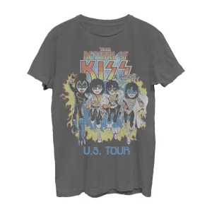 Kiss X Emoji The Return Ultra Vintage T-Shirt