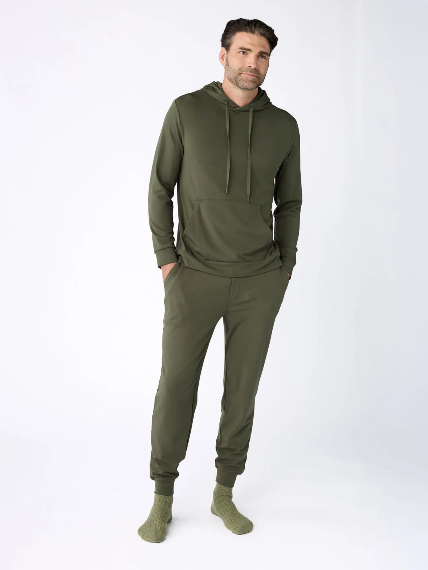 Men's Brushed Bamboo Hoodie