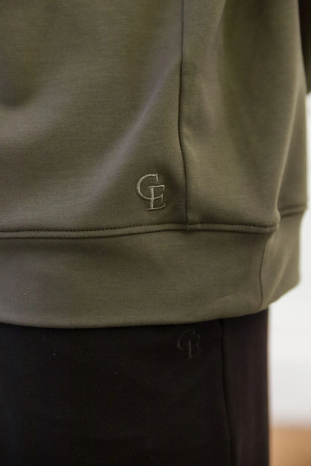 Men's Brushed Bamboo Pullover Crew
