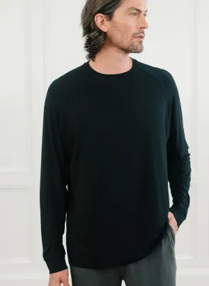 Men's Brushed Bamboo Pullover Crew