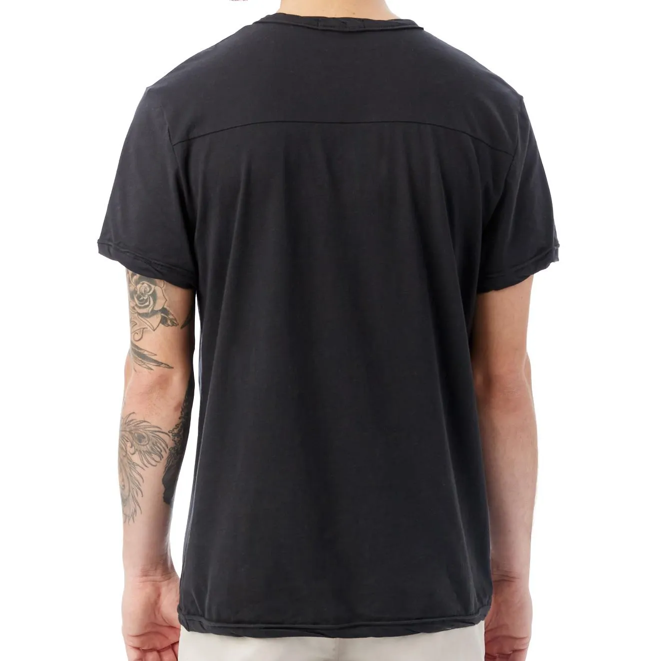 moroccan organic tee (black)