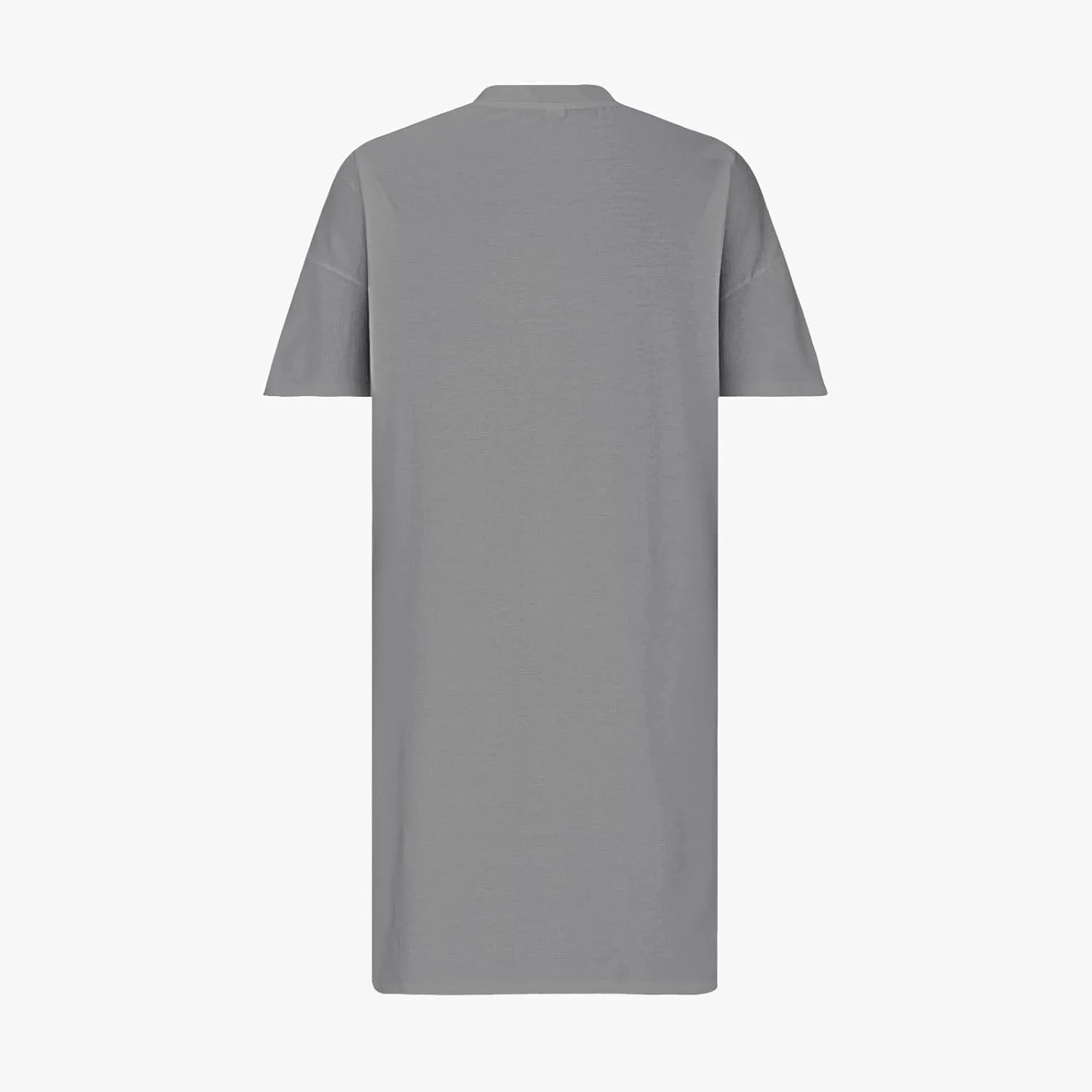 Plus Size V Neck Midi Dresses for Women Baggy V Neck T-Shirt Dress Solid Loose Fitting Sundress with Pokets