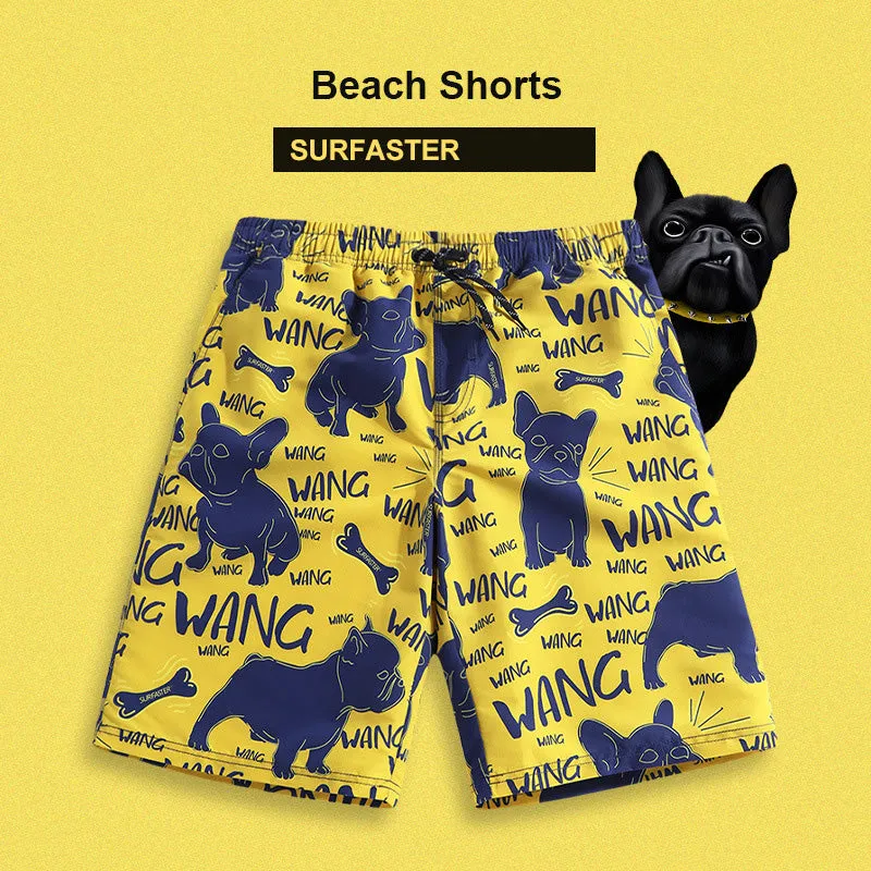 Quick Dry Loose Couples Beach Shorts