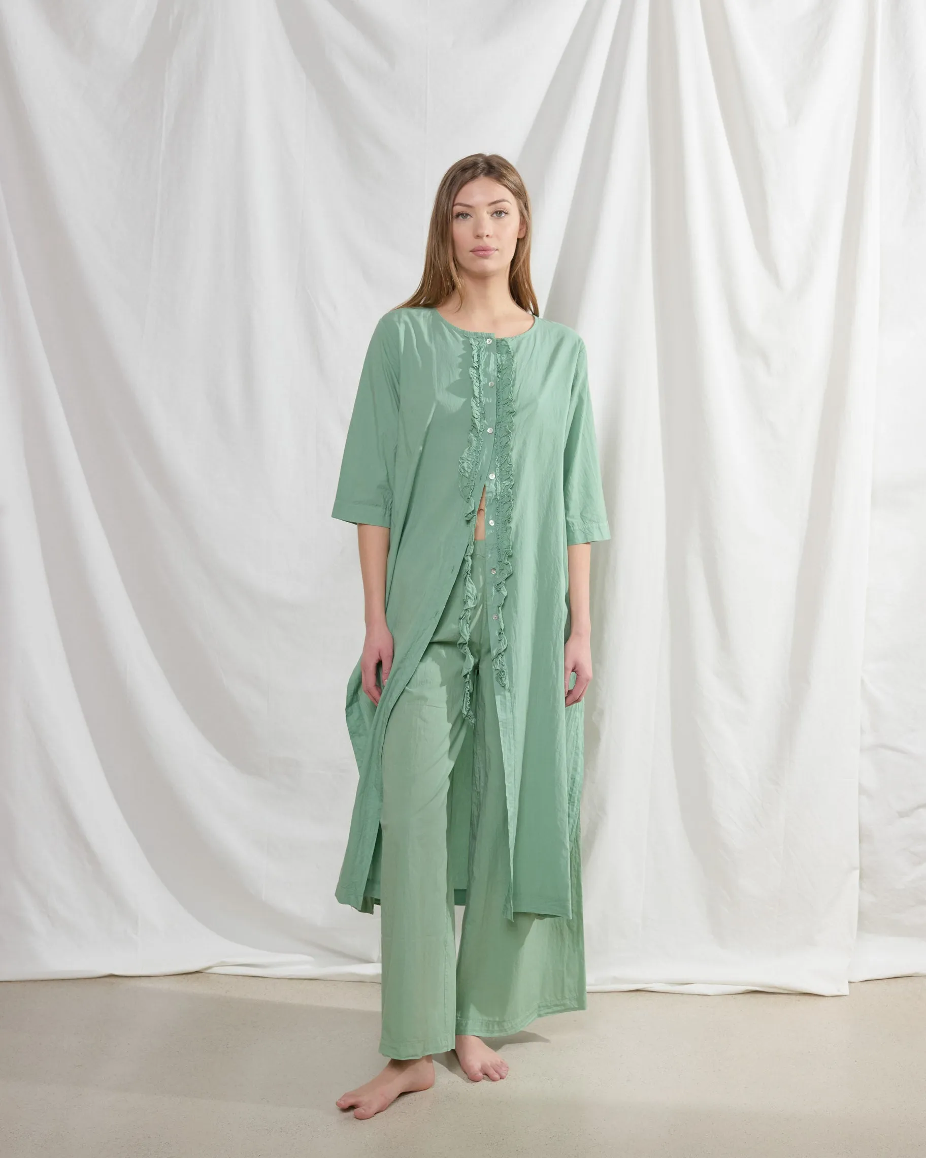 rialto48 Cotton Trousers in Blue Denim