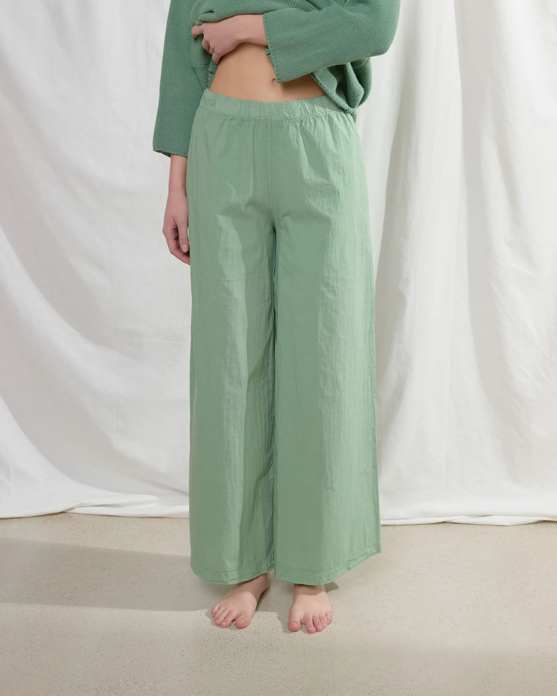 rialto48 Cotton Trousers in Blue Denim