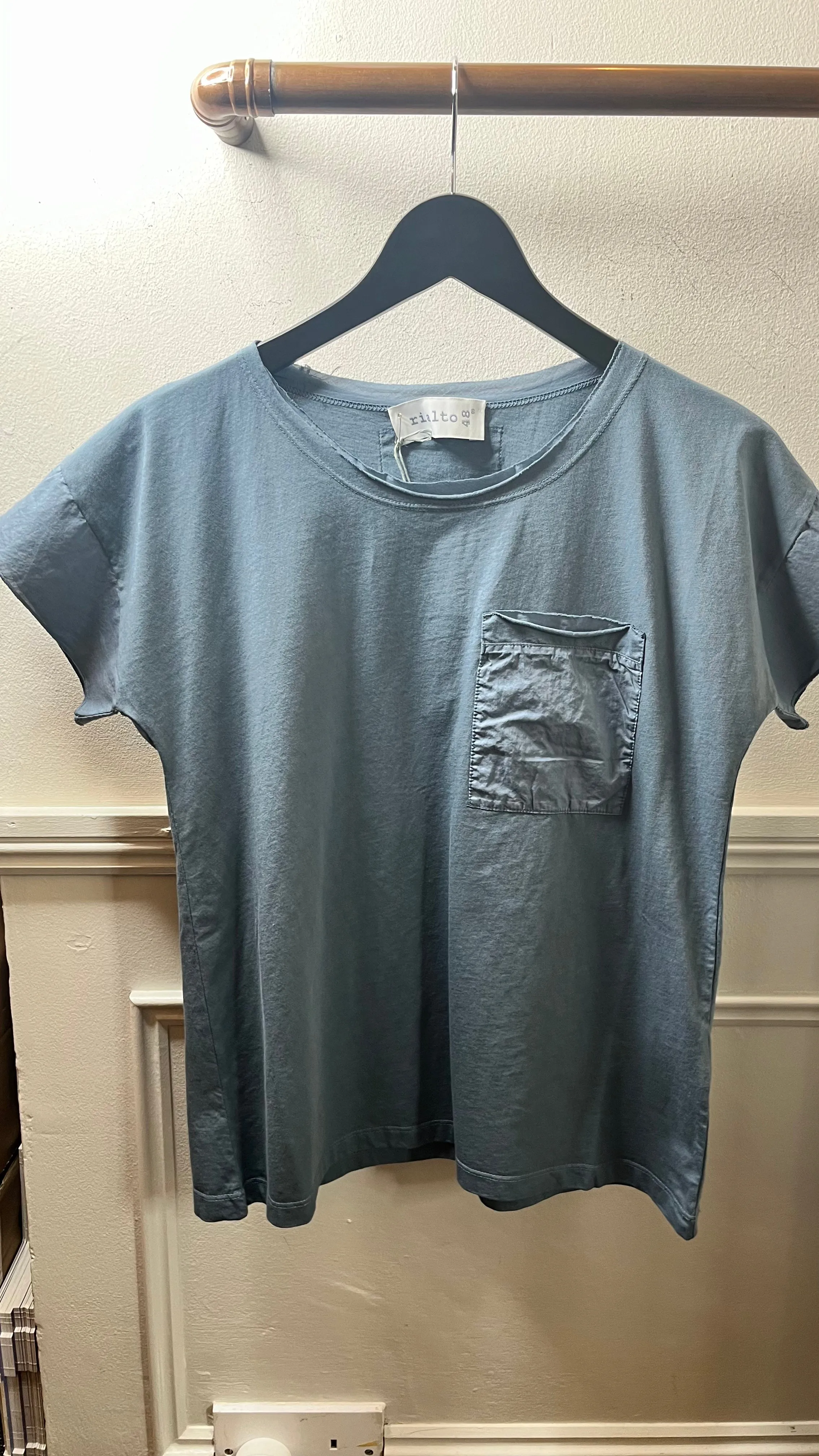 rialto48 Cotton Trousers in Blue Denim