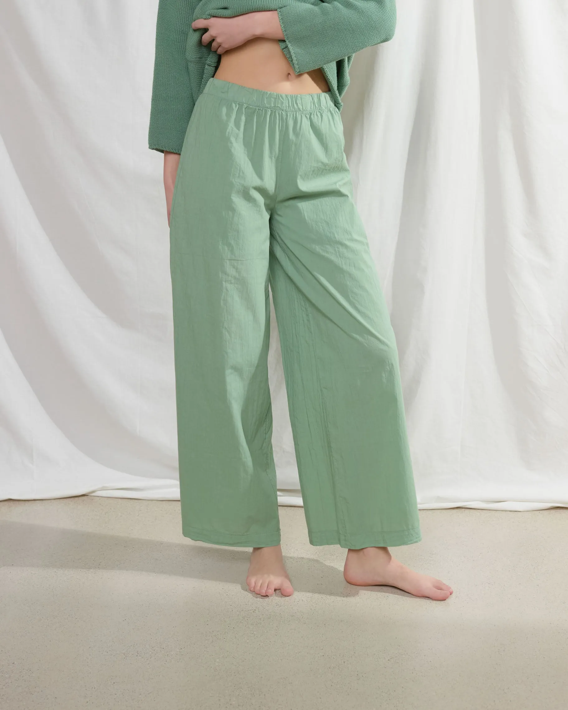 rialto48 Cotton Trousers in Blue Denim
