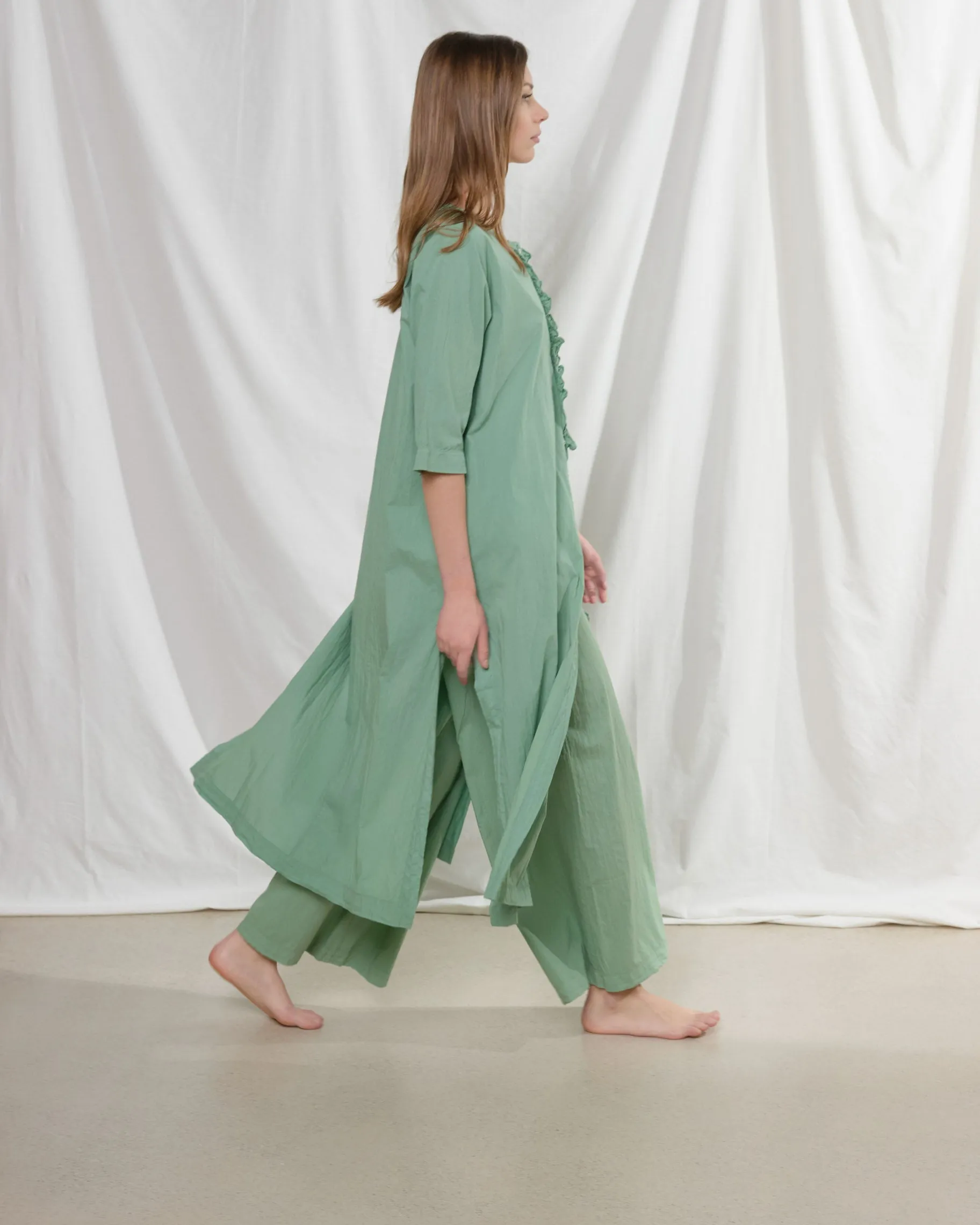 rialto48 Cotton Trousers in Blue Denim