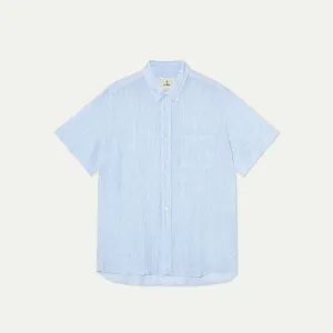 Ribeiro Chest Pocket Shirt (Blue Stripe)