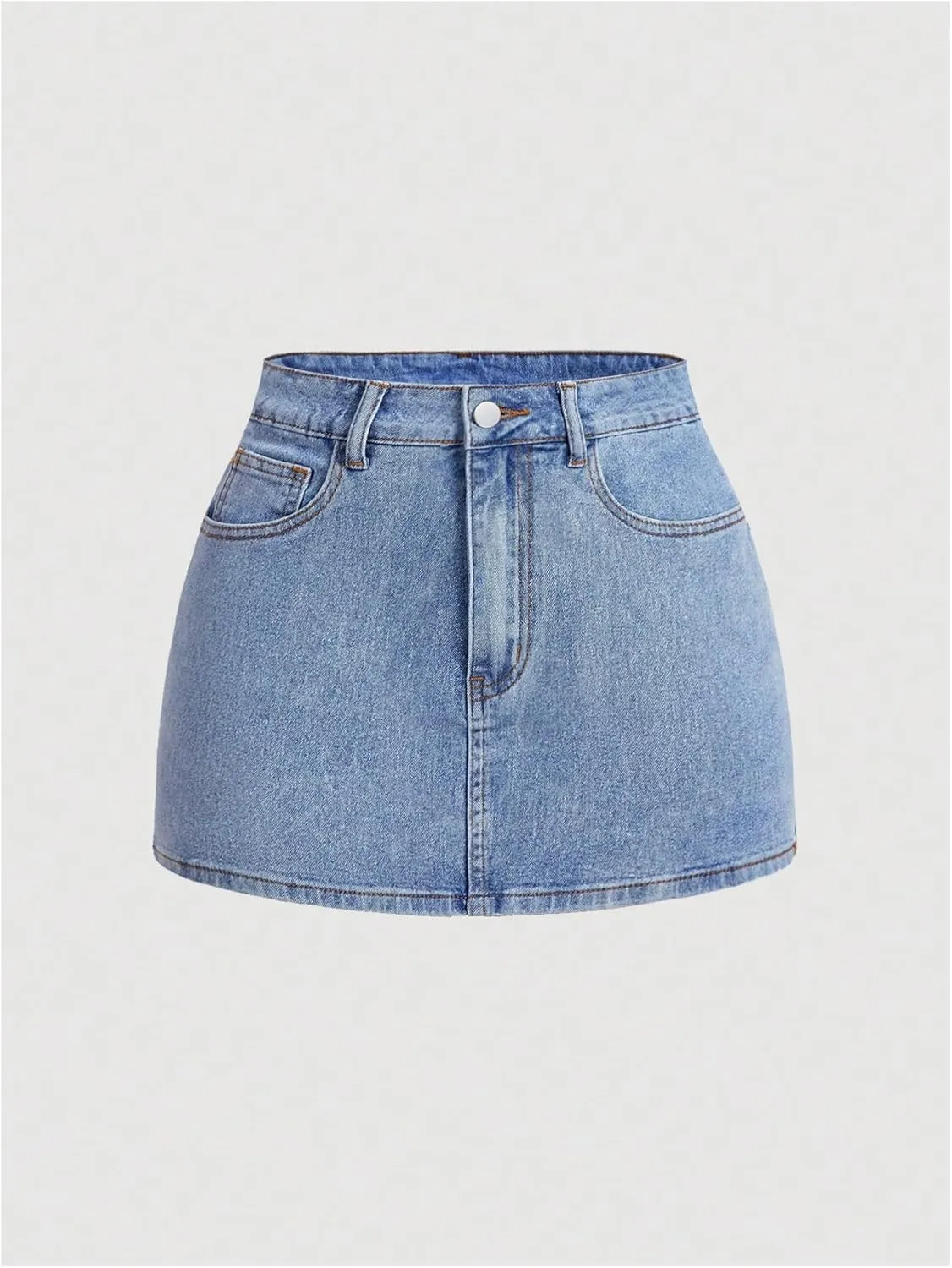 SOLY HUX Women's Y2k Denim Skirt High Waisted Bow Knot Bodycon Summer Mini Jean Skirts