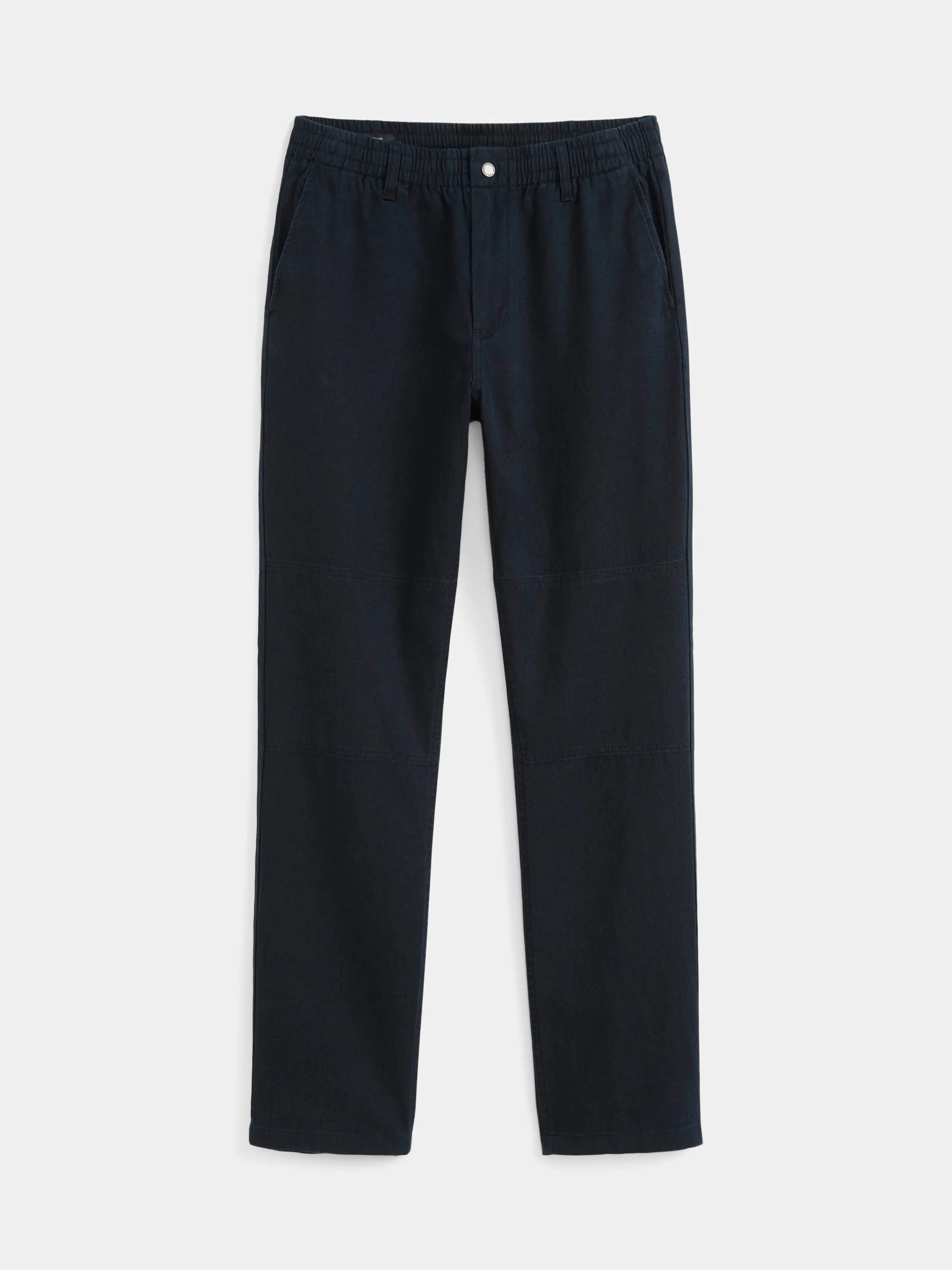 The Joey Straight Canvas Pant in Navy