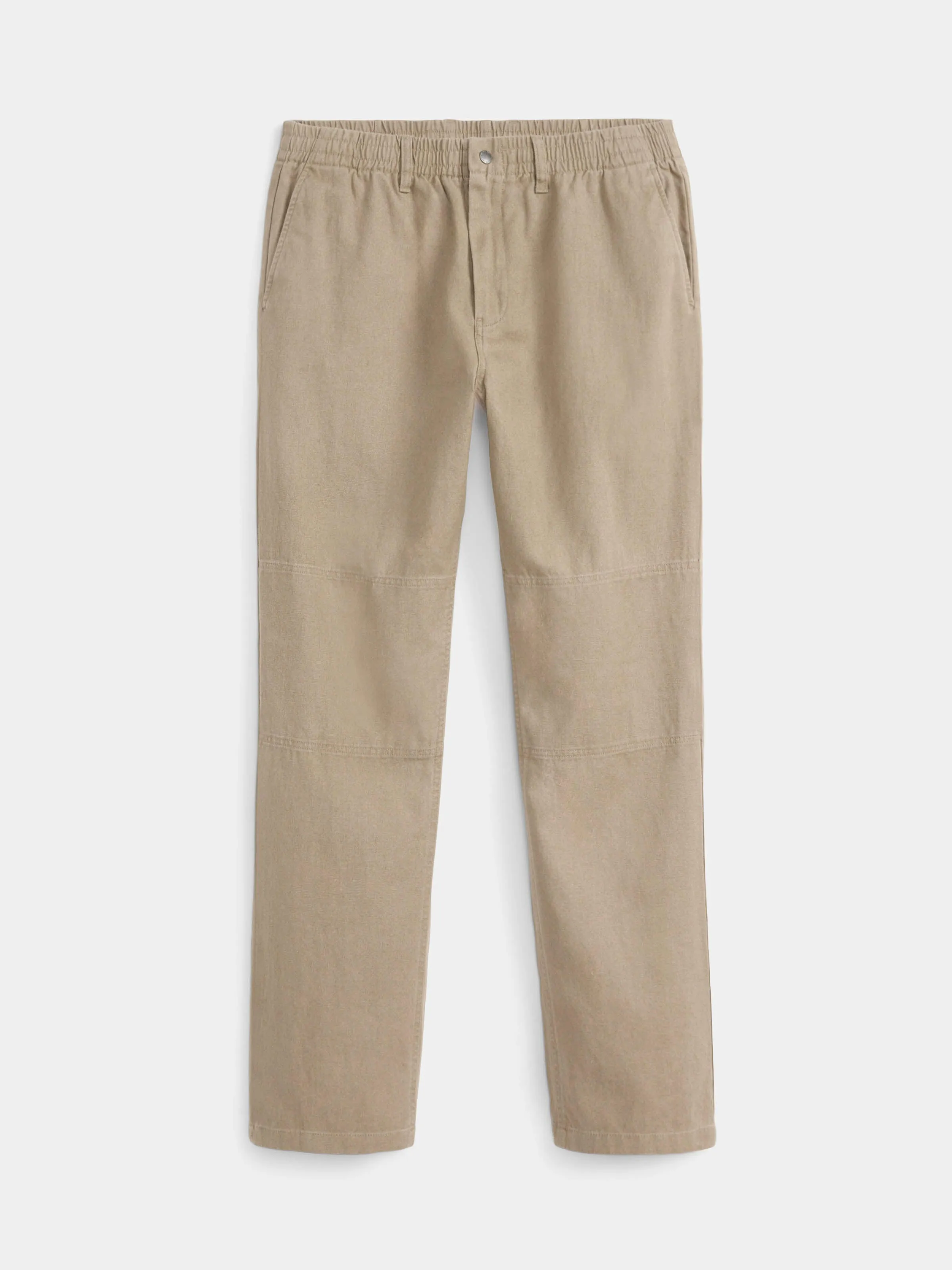 The Joey Straight Canvas Pant in Sandstone