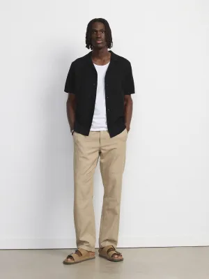 The Joey Straight Canvas Pant in Sandstone