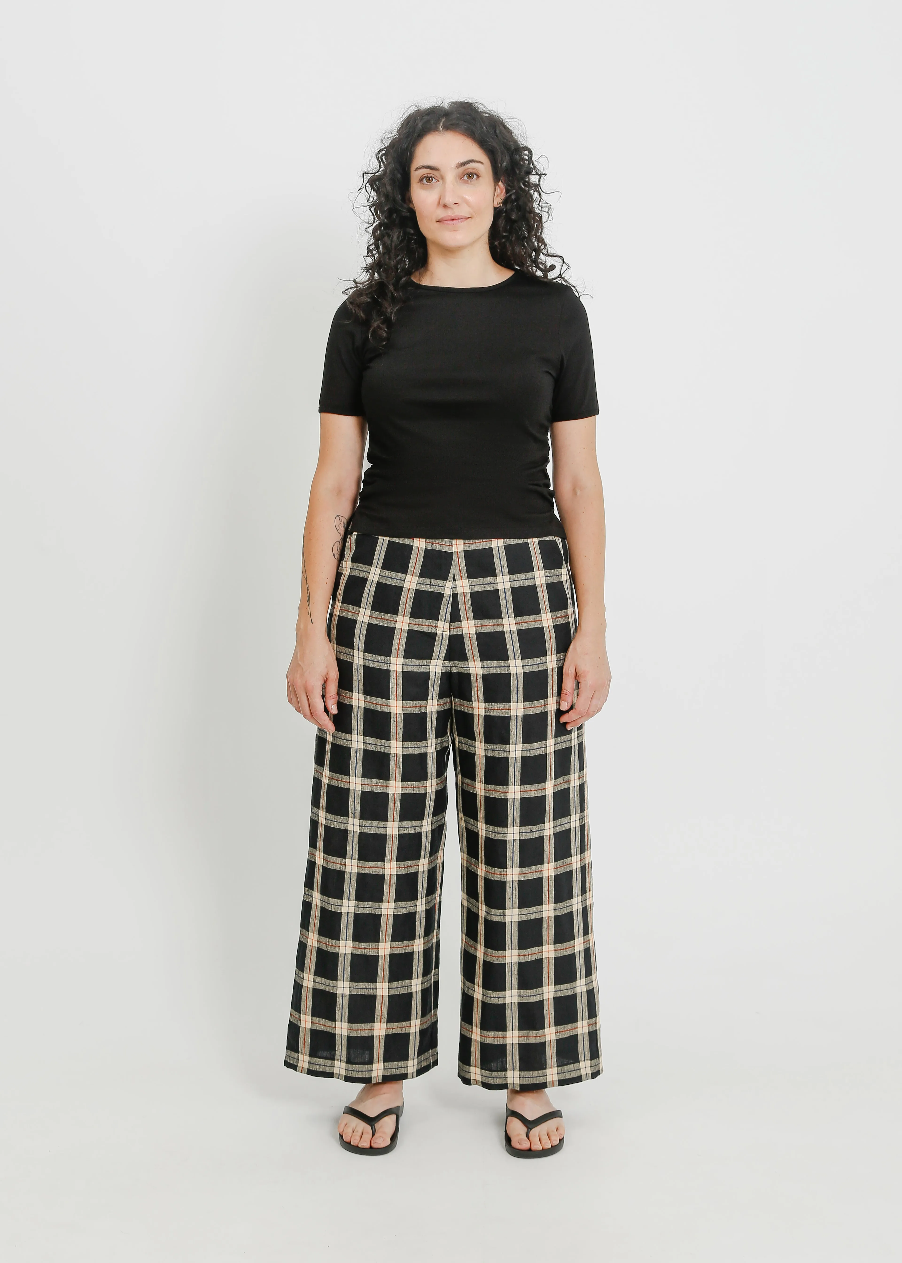 VALENTINE PANT / BLACK-MULTI