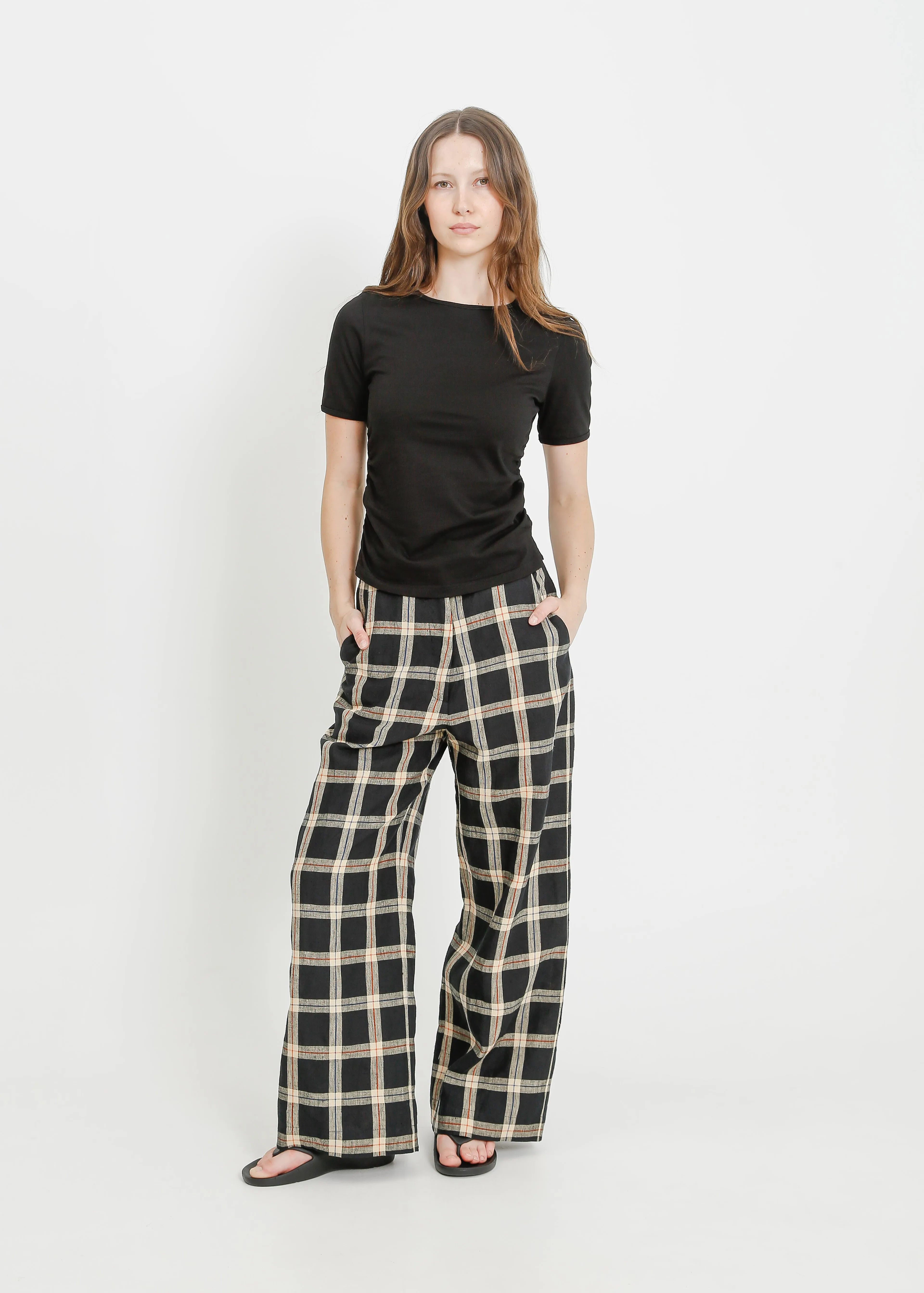 VALENTINE PANT / BLACK-MULTI