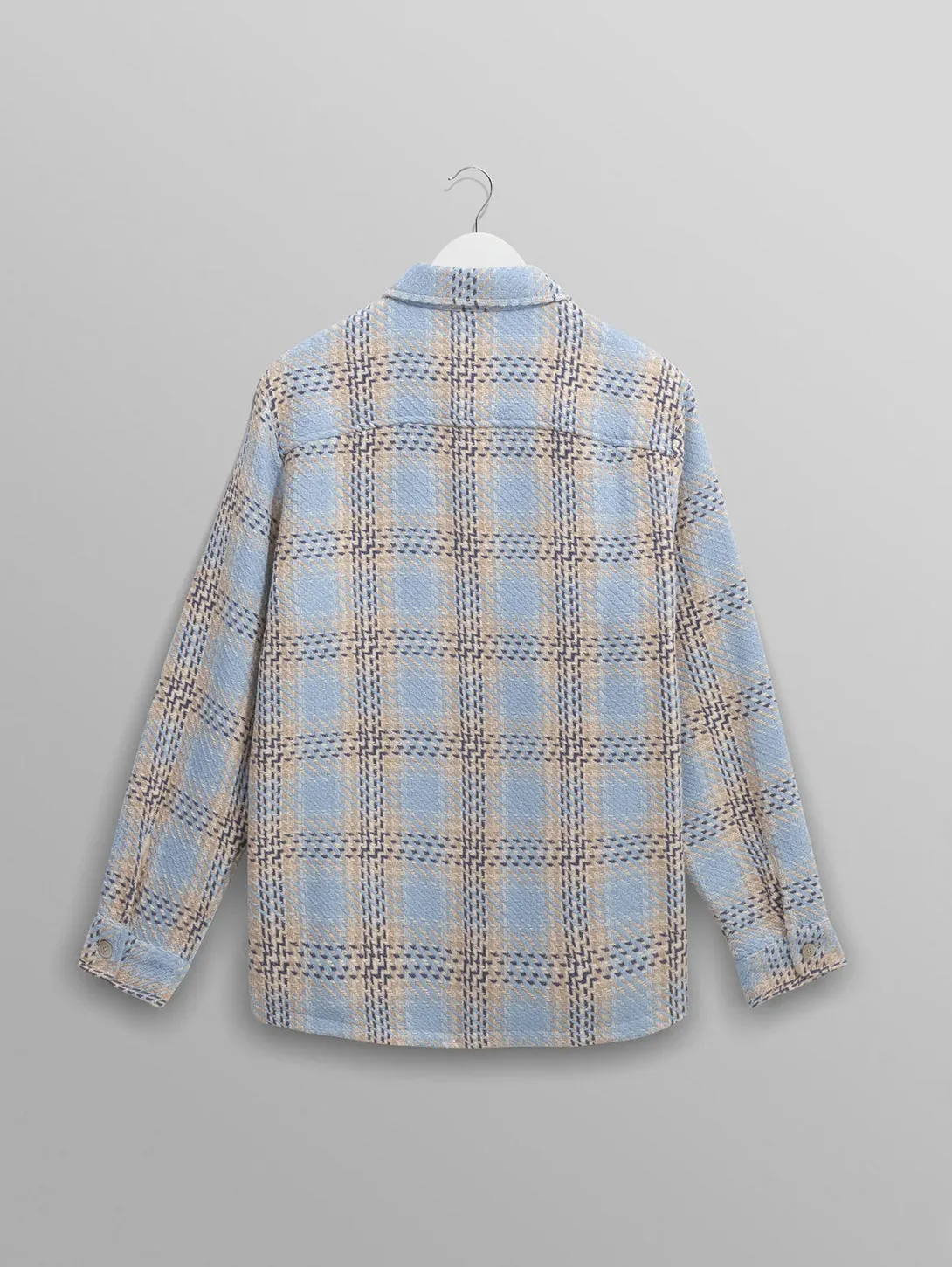 Whiting Overshirt - Pale Blue Earl Check